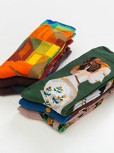 Load image into Gallery viewer, Designer socks children boneless sewing head pop style small Red Book Women&#39;s cotton socks