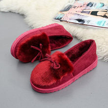 Load image into Gallery viewer, Keep Warm Fur Lining Suede Soft Flat Platform Loafers For Women