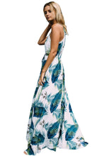 Load image into Gallery viewer, Spaghetti Stripe Printed Beach Bohemia Maxi Dress