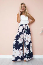 Load image into Gallery viewer, Floral Print High Waist Loose Wide Leg Pants