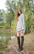 Load image into Gallery viewer, Boot cuff thick short-sleeved thick thick bamboo knit wool yarn socks - 5