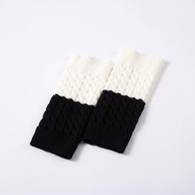 Load image into Gallery viewer, Boot cuff thick short-sleeved thick thick bamboo knit wool yarn socks - 5