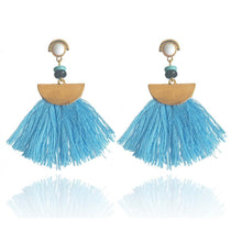 Load image into Gallery viewer, Bohemia trend fashion rope tassel earring vintage design party Xmas