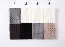 Load image into Gallery viewer, Boot cuff thick short-sleeved thick thick bamboo knit wool yarn socks - 5