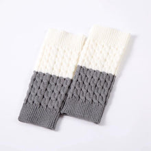 Load image into Gallery viewer, Boot cuff thick short-sleeved thick thick bamboo knit wool yarn socks - 5