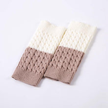 Load image into Gallery viewer, Boot cuff thick short-sleeved thick thick bamboo knit wool yarn socks - 5