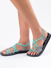 Load image into Gallery viewer, Beach Flat Sandal Shoes For Women