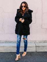 Load image into Gallery viewer, Autumn Winter Solid Color Long Sleeve Outwear Coat