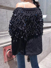 Load image into Gallery viewer, Autumn Winter Tassel Long Sleeve Knit Cardigan Tops