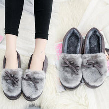 Load image into Gallery viewer, Keep Warm Fur Lining Suede Soft Flat Platform Loafers For Women