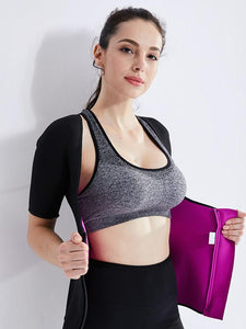 Female Rose Color Sweating Vest Sauna Accelerated Weight Loss