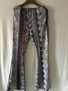 Sexy Snake Pattern Bell-bottoms Casual Pants