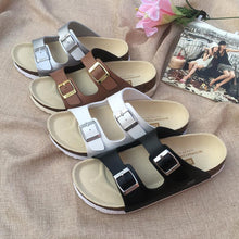 Load image into Gallery viewer, New Summer Casual Comfort Flat Heel Cork Slippers Sandals