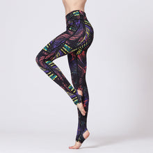 Load image into Gallery viewer, Step High-bounce Yoga Pants Women Print Tight Outdoor Sports Fitness Clothing Casual Bottom Wholesale