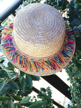 Load image into Gallery viewer, Summer Hand-Woven Bohemian Straw Parent-Child Sun Hat