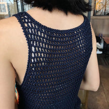 Load image into Gallery viewer, Handmade Crochet Color Vest Summer Hollow Perspective Sleeveless Vacation Top