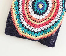 Load image into Gallery viewer, Handmade Crochet Color Vest Summer Hollow Perspective Sleeveless Vacation Top