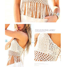 Load image into Gallery viewer, New Style Swimsuit Knitted Tassel Sexy Bikini