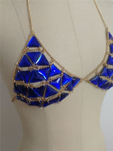 Load image into Gallery viewer, Openwork Gemstone Triangle Bikini Skirt