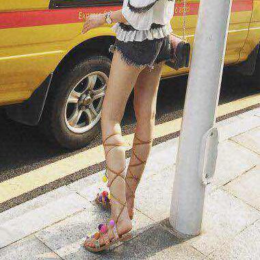 Fashion Straps Flat Sandals