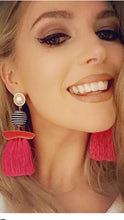 Load image into Gallery viewer, New arrival selectable silk tassel metal beads cap charm for bohemia style Xmas party