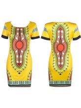 Load image into Gallery viewer, Vintage Mini hippie Plus Size Boho Women Casual Clothing