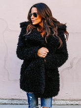 Load image into Gallery viewer, Autumn Winter Solid Color Long Sleeve Outwear Coat