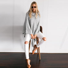 Load image into Gallery viewer, Autumn Winter Knit Irregular Sweater
