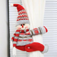 Load image into Gallery viewer, Christmas creative curtain buckle cartoon doll decoration hotel restaurant decoration doll buckle window pendant
