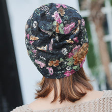 Load image into Gallery viewer, Boho Lace Floral Double-layer Casual Outdoor Hat