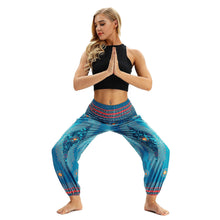 Load image into Gallery viewer, Loose Printed Wide Leg Pants Yoga Fitness Casual Pants Yoga Pants