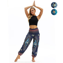 Load image into Gallery viewer, Loose Printed Wide Leg Pants Yoga Fitness Casual Pants Yoga Pants