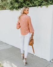 Load image into Gallery viewer, Polka Dot Puff Sleeve Tops Shirt Blouse