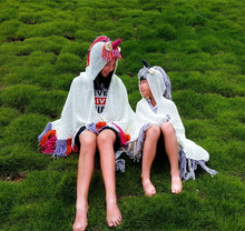 Load image into Gallery viewer, Autumn And Winter Cartoon Children Unicorn One-Piece Cap Cloak