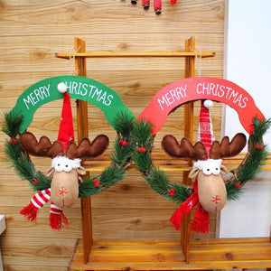 Christmas Household Items Rattan Ring Garland