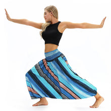 Load image into Gallery viewer, Cross-border New Digital Print Women&#39;s Fitness Yoga Pants Leisure Loose European and American Lantern Pants Women&#39;s Fashion Wholesale.