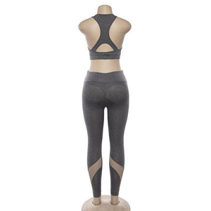 New women's hollow breathable yoga exercise suit