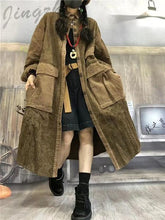 Load image into Gallery viewer, Corduroy Casual Loose Plus Size Jacket Outwear