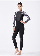 Load image into Gallery viewer, Diving suit one-piece diving suit female snorkeling surfing jellyfish suit thickened warm winter swimsuit