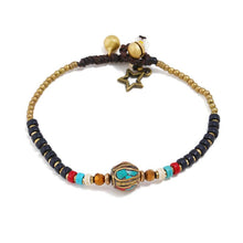 Load image into Gallery viewer, New Tibetan ethnic jewelry hand-woven Nepal Pearl retro bracelet