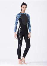 Load image into Gallery viewer, Diving suit one-piece diving suit female snorkeling surfing jellyfish suit thickened warm winter swimsuit
