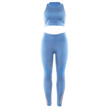 Load image into Gallery viewer, New women&#39;s hollow breathable yoga exercise suit