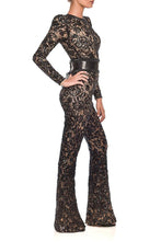 Load image into Gallery viewer, Socialite Compound Lace Slim Jumpsuit