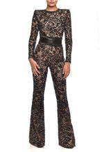 Load image into Gallery viewer, Socialite Compound Lace Slim Jumpsuit