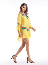 Load image into Gallery viewer, Three Colors Large size fashion loose women Bohemia style cotton in the long section of the shirt