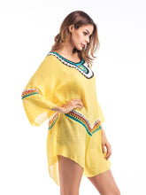 Load image into Gallery viewer, Three Colors Large size fashion loose women Bohemia style cotton in the long section of the shirt