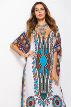 Load image into Gallery viewer, Fashion Floral Loose Beach Kaftan Dress