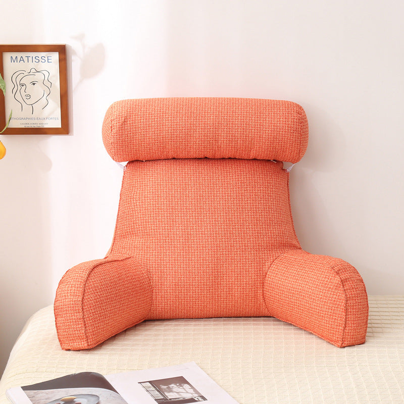All Season Reading Pillow Office Sofa Bedside Back Cushion for Chair Bed Lumbar  Support Cushions Backrest
