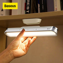 Load image into Gallery viewer, Baseus Desk Lamp Hanging Magnetic LED Table Lamp Chargeable Stepless Dimming Cabinet Light Night Light For Closet Wardrobe Lamp