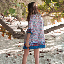 Load image into Gallery viewer, Beach Dress Tunic Plus Size Kaftan Boho Summer Bohemian Ladies Loose Dresses Vintage Casual Clothing Vestidos Print Beachwear